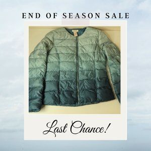 LAST CHANCE! Ombre Sundance Down coat XS